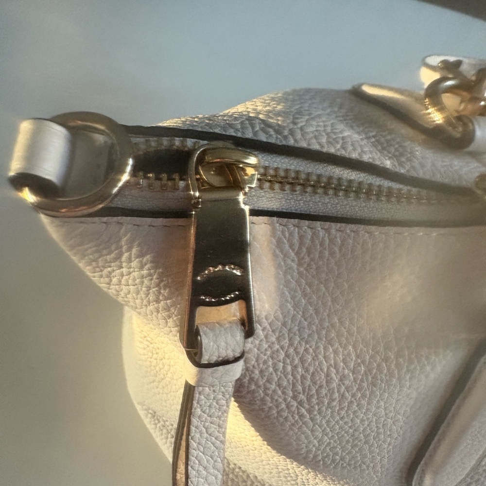Coach Pebbled Leather Ally Satchel with Gold Hardware - Picture 3 of 8